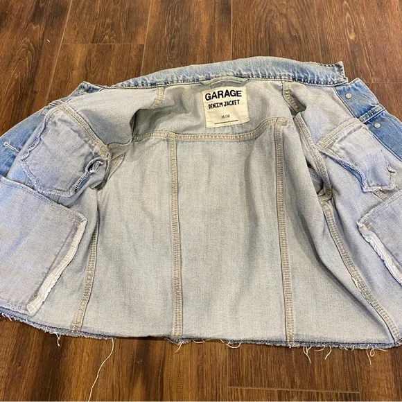 Distressed denim jacket - Picture 6 of 14